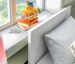 Кровать Прованс СБ-2563 900 с матрасом Боннет