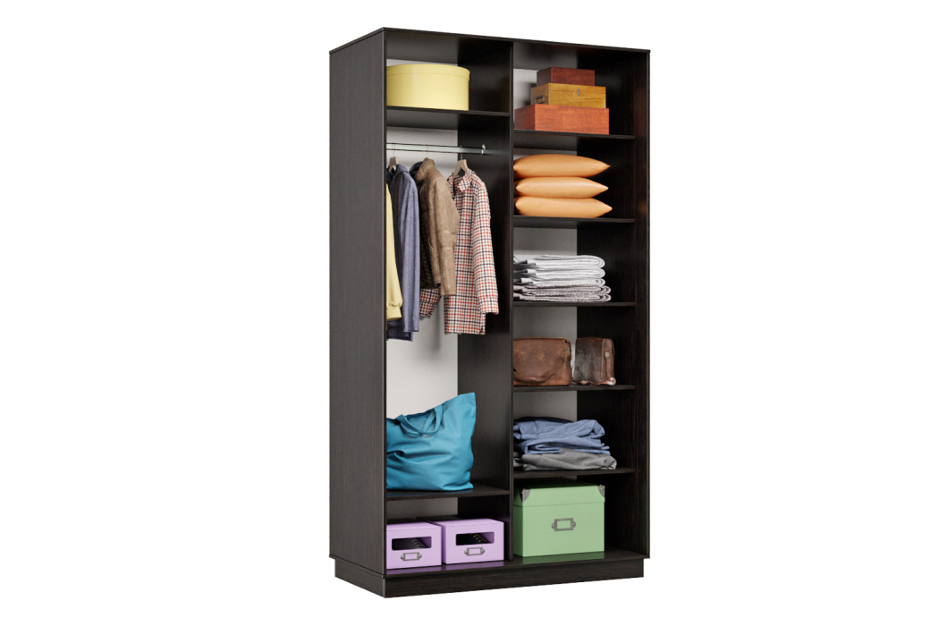 Шкафы-купе, Шкаф-купе Премьер Лайт 02 Ф-1356 двухдверный