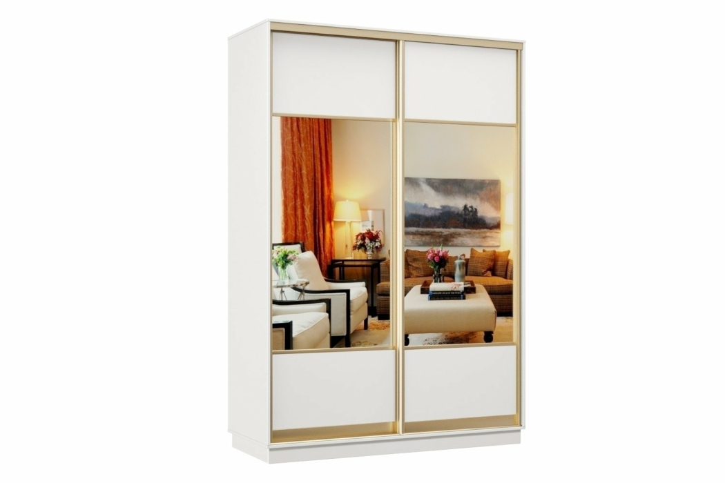 Шкафы-купе, Шкаф-купе Премьер 02 Белый