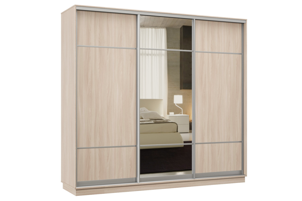 Шкафы-купе, Шкаф-купе Премьер Лайт 59 (08;11;08) трехдверный