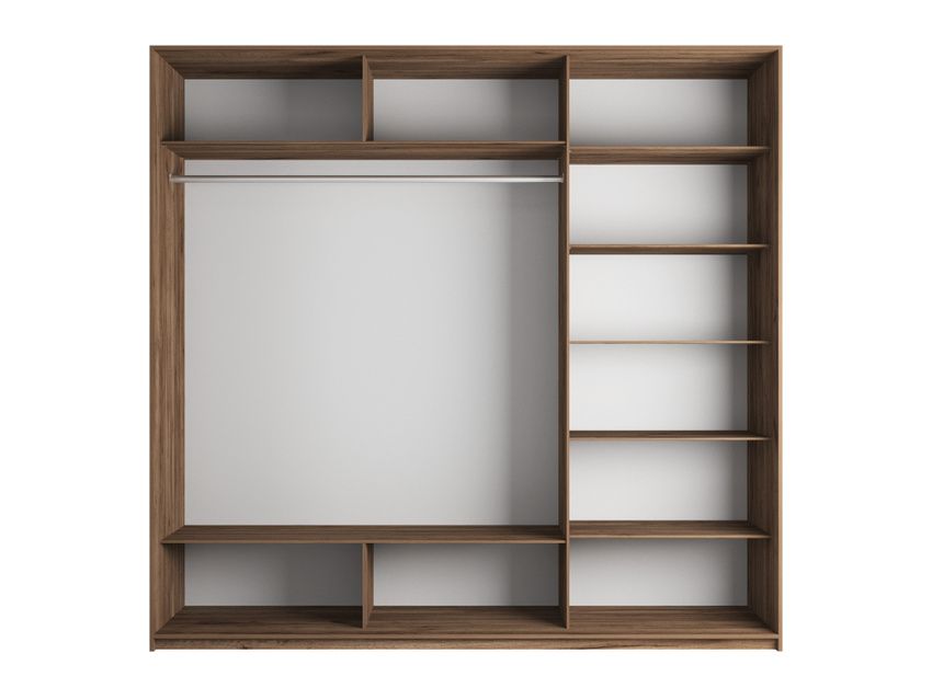 Шкафы-купе 3-х дверные, Шкаф-купе Прайм 3-х дверный Стекла хаки/ДСП/Доводчики 180х57х230