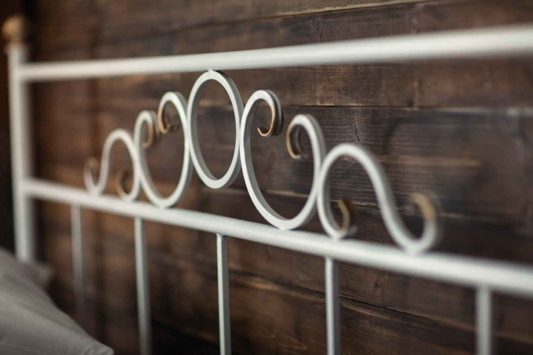 Кованые кровати, Кованая кровать Сандра1.6 с двумя спинками