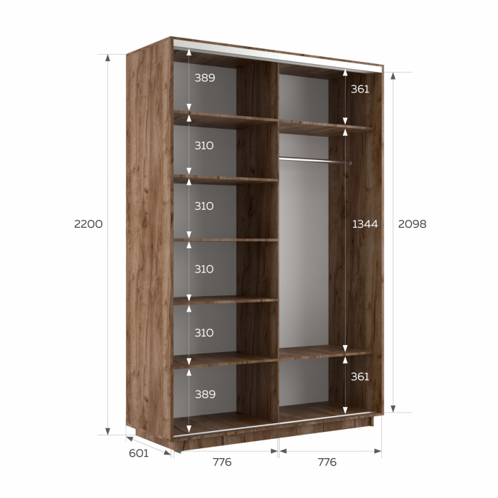 Шкафы-купе 2-х дверные, Шкаф-купе Экспресс 2-х дверный Фотопечать Ленты Стекла 160х60х220