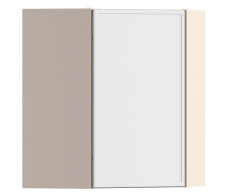 Квадро, Квадро шкаф навесной угловой 1 дв 60х72 см