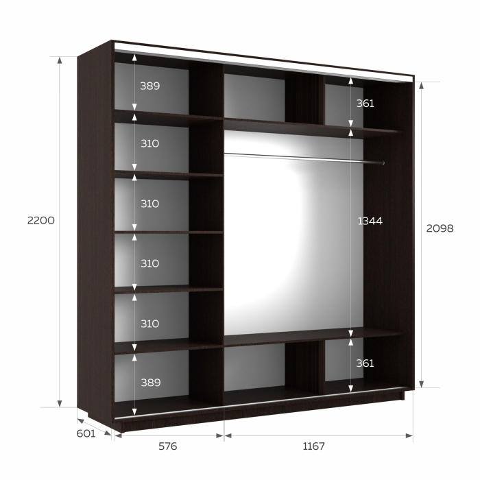 Шкафы-купе 3-х дверные, Шкаф-купе Экспресс 3-х дверный Фотопечать Шелк Стекла 180х60х220