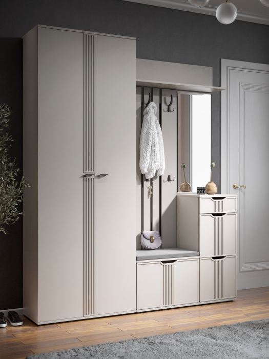 Шкафы двухстворчатые, Шкаф для одежды Эмилия ЭЛ-13К глухой