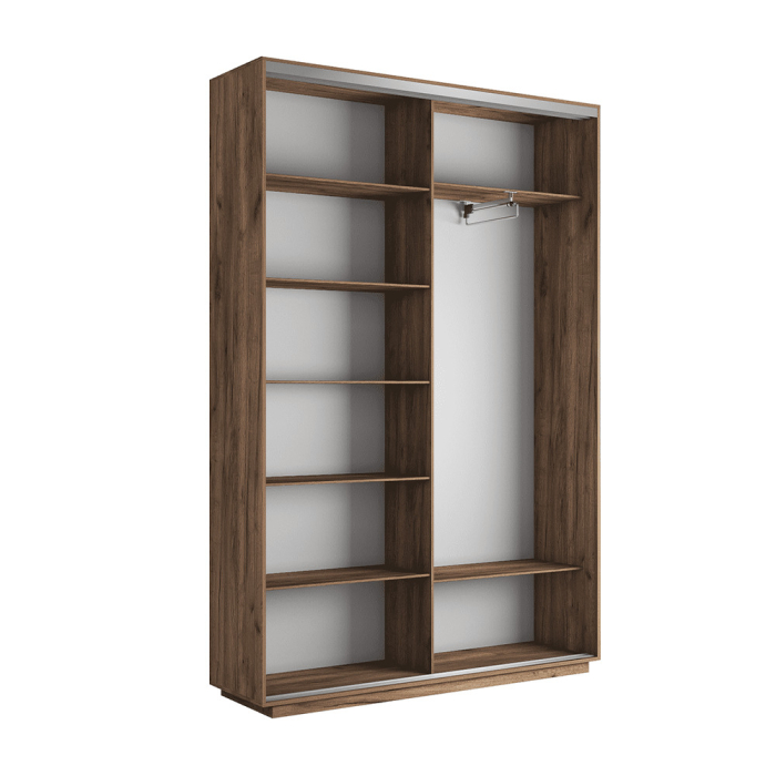 Шкафы-купе 2-х дверные, Шкаф-купе Экспресс 2-х дверный Фотопечать Шелк Стекла 160х45х240