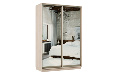 Шкаф-купе Премьер 02 ясень шимо светлый