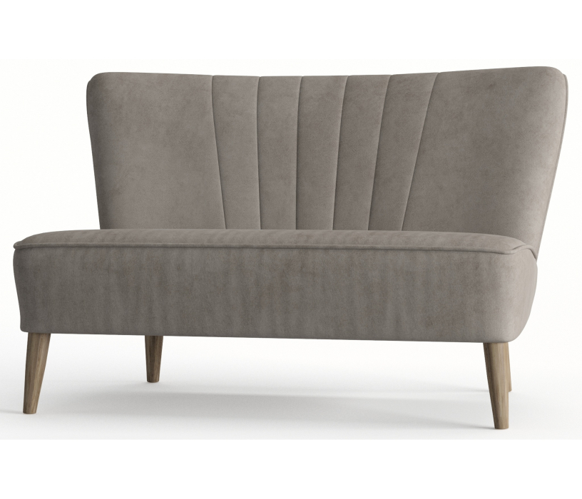 Дизайнерские диваны для гостиной, Диван прямой Зола, Велюр