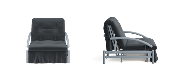 Кресло-кровать Роджер Комфорт серый