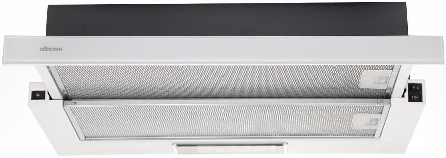 Вытяжки, Кухонная вытяжка Helena White Glass 60