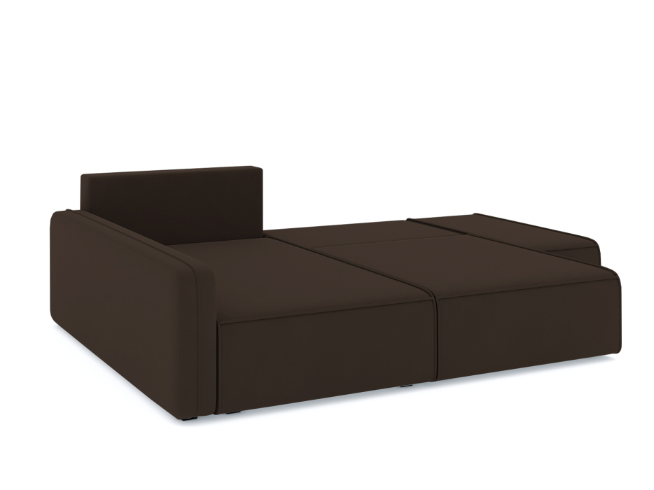 Диваны угловые в гостиную, Диван-кровать угловой Портленд еврокнижка НПБ, велюр