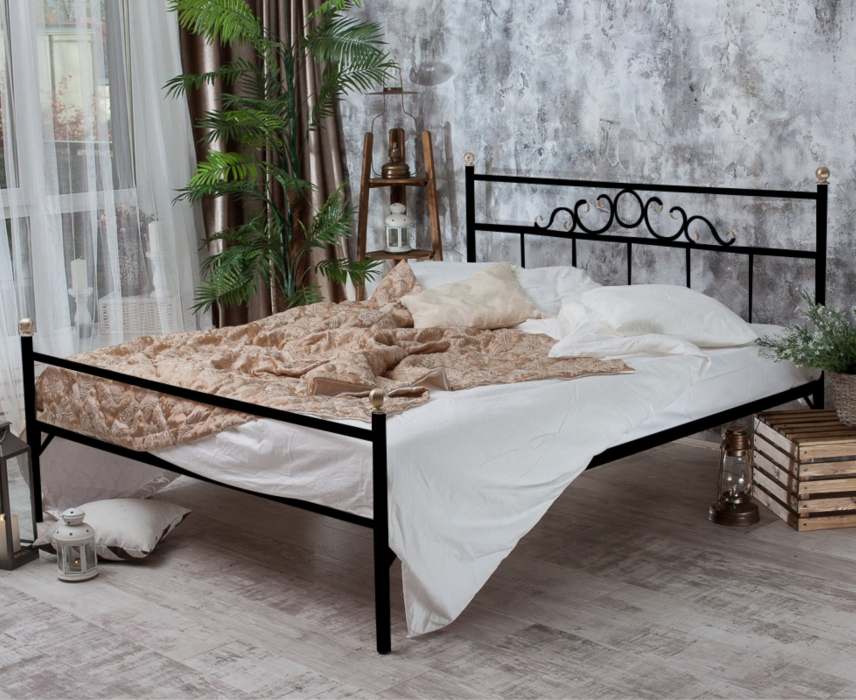 Кованые кровати, Кованая кровать Сандра1.6 с одной спинкой