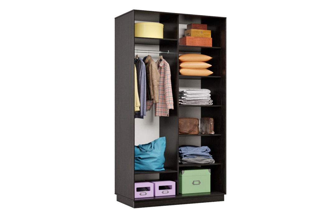 Шкафы-купе, Шкаф-купе Премьер Лайт 04 (11;11) двухдверный