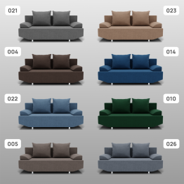 Прямой диван Сити ППУ, велюр