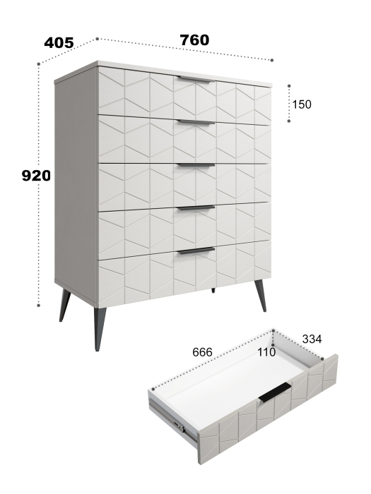 Комоды, Комод Контемпо КТ-03